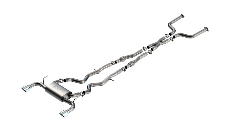 Borla 16-24 Infinity Q50 (Auto V6) S Type Cat Back - Chrome Tip - 140977