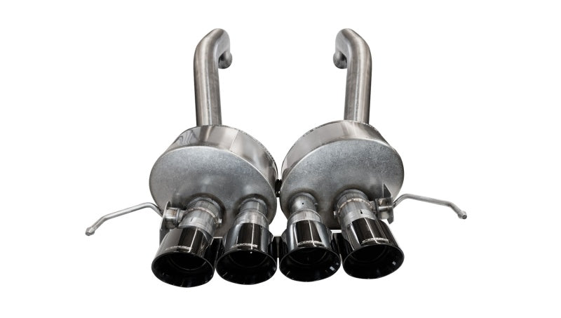 Corsa 2015-2019 Chevrolet Corvette C7 Z06 6.2L 2.75in Xtreme Axle-Back w/ Dual NPP & Quad Black Tips - 14777BLK