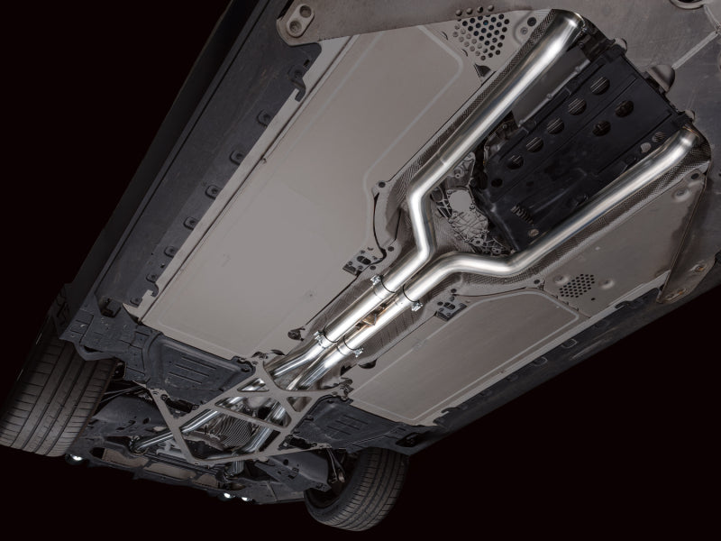 AWE Tuning BMW G90/G99 M5 Track Edition Cat-Back Exhaust - Chrome Silver Tips - 3020-42790