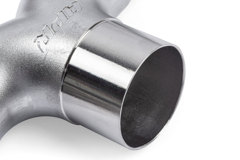 APR Cast T304 Stainless Steel T-Splitter - 76mm to Dual 63.5mm (3in to Dual 2.5in) - EXH0433