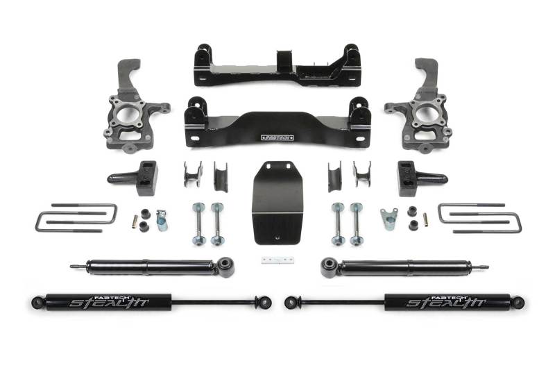 Fabtech 2014 Ford F150 4WD 4in Basic Sys w/Rr Stealth - K2209M