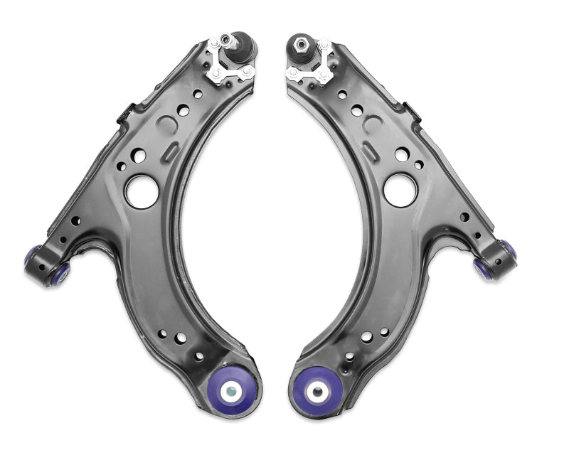 SuperPro 99-06 VW Golf (not R32)/99-05 Jetta Front Lower Control Arm Set w/SuperPro Bushings - TRC1075