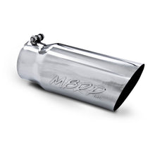 Load image into Gallery viewer, MBRP Universal Tip 5 O.D. Angled Single Walled 4 inlet 12 length - T5052