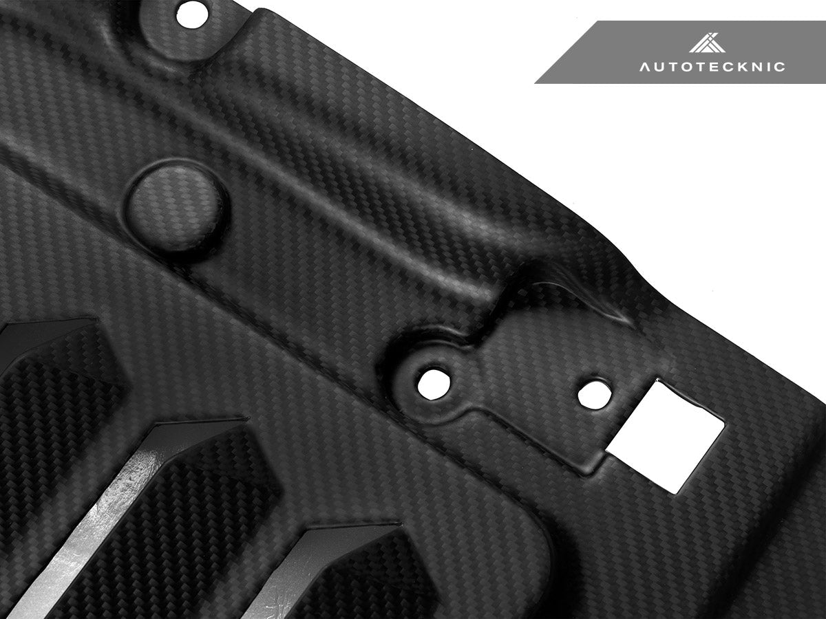 AutoTecknic Pre-Preg Carbon Oil Cooler Skid Plate - BMW G90/ G99 M5