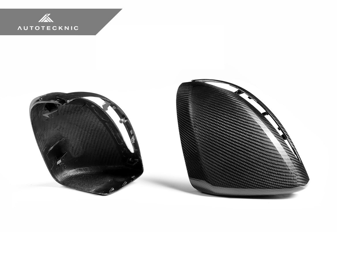 AutoTecknic Replacement Version II Dry Carbon Mirror Covers - Mercedes-Benz W238 E-Class Coupe