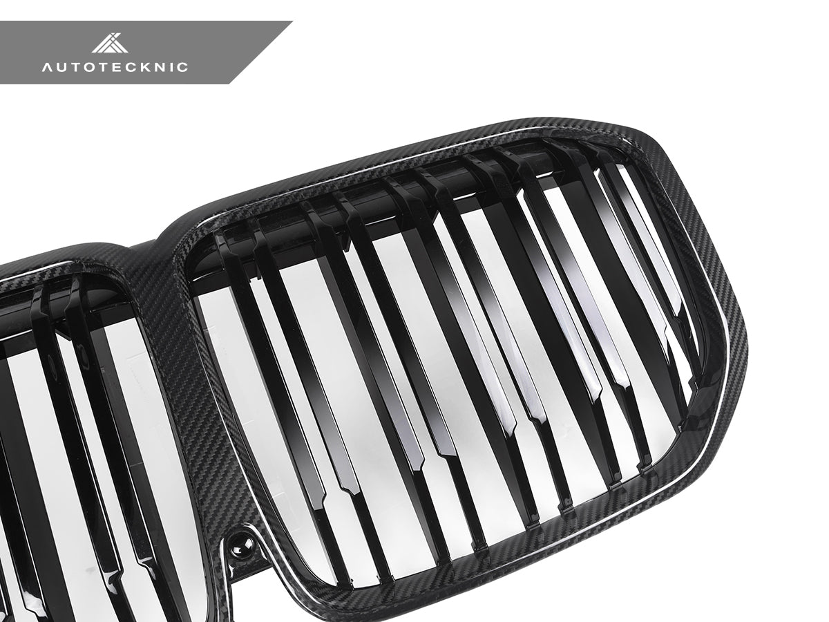 AutoTecknic Dual-Slats Dry Carbon Front Grille - BMW G07 X7 Pre-LCI