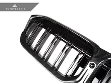 Load image into Gallery viewer, AutoTecknic Dry Carbon Fiber Dual-Slat Front Grille - BMW G20 3-Series LCI