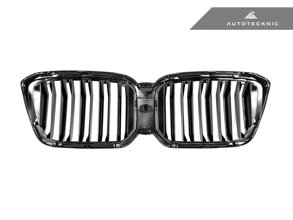 AutoTecknic Dual-Slats Gloss Black Front Grille - BMW G01 X3 | G02 X4 LCI