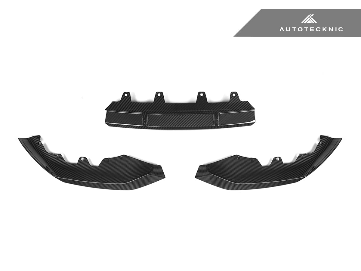 AutoTecknic Dry Carbon Competition Front Aero Lip - BMW G30 5-Series M-Sport LCI