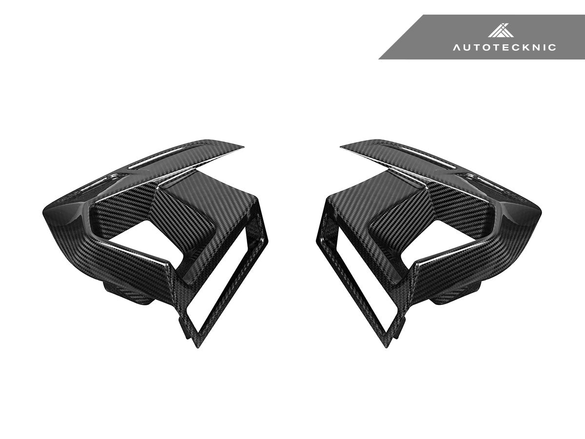 AutoTecknic Dry Carbon Front Bumper Air Vent Set - BMW F97 X3M LCI | F98 X4M LCI