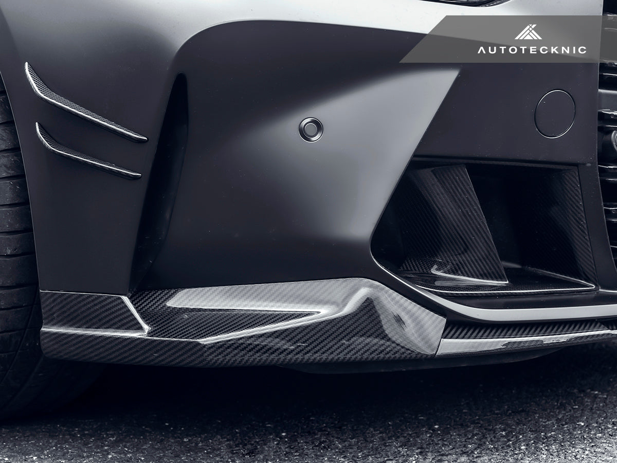AutoTecknic Dry Carbon Fiber Performante Front Aero Lip - BMW G80 M3 | G82/ G83 M4