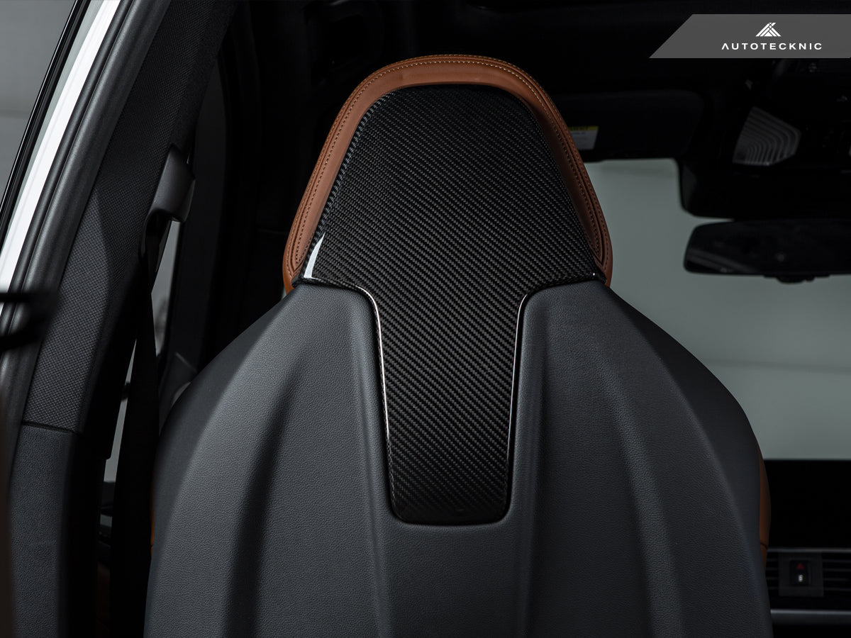 AutoTecknic Dry Carbon Seat Back Cover Set - BMW F97 X3M | F98 X4M