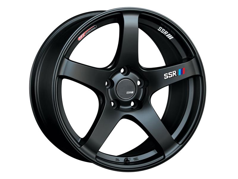 SSR GTV01 18x8.0 5x114.3 35mm Offset Flat Black Wheel RSX / Civic FD FA / SC300 SC400 - T418800+3505GMB