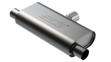 Load image into Gallery viewer, Borla T- Flow Universal Muffler - 2.5in Single Inlet/2.5in Dual Outlet 24in OAL 4.25x9.10x18in Body - 60714