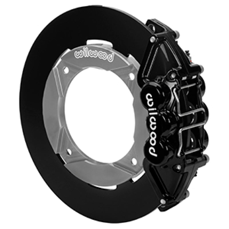Wilwood 2019 Polaris Turbo UTV6 Rear Kit 11.25in - Black - 140-16631