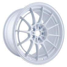 Load image into Gallery viewer, Enkei NT03+M 18x9.5 5x114.3 40mm Offset 72.6mm Bore Vanquish White Wheel (MOQ of 40) - 3658956540WP