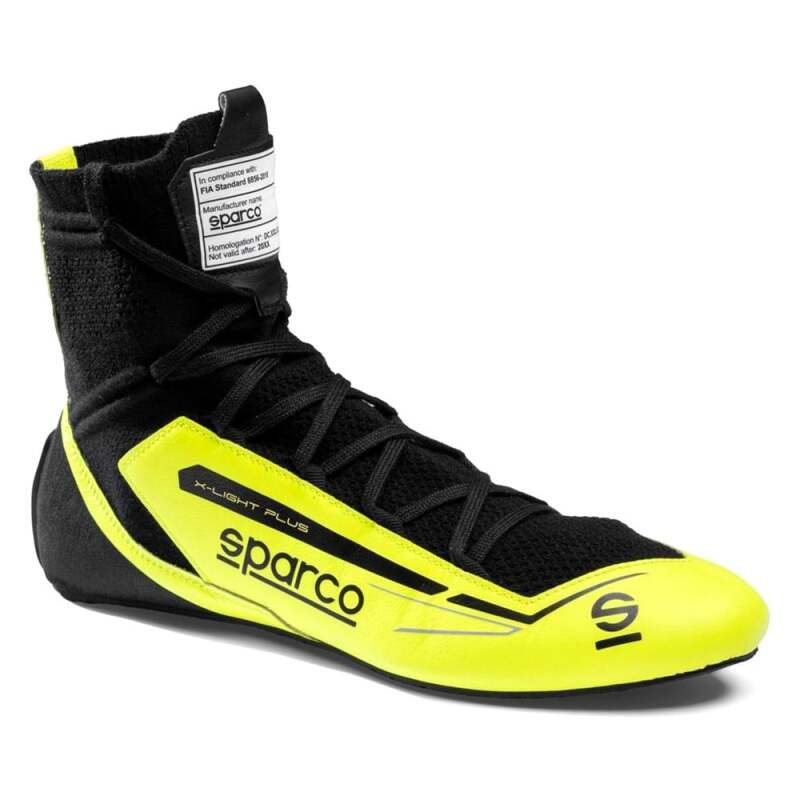 Sparco Shoe X-Light+ 43 Yellow/Black - BRB0003B0Y04043
