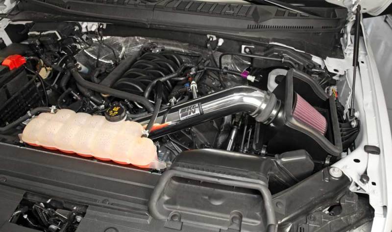 K&N 15 Ford F150 5.0L V8 F/I High Flow Performance Intake Kit - 77-2591KP