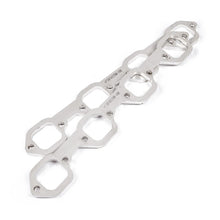 Load image into Gallery viewer, Stainless Works SBF Victor Senior Heads Square Port Header 304SS Exhaust Flanges 1-7/8in Primaries - HFSBFVICTOR188