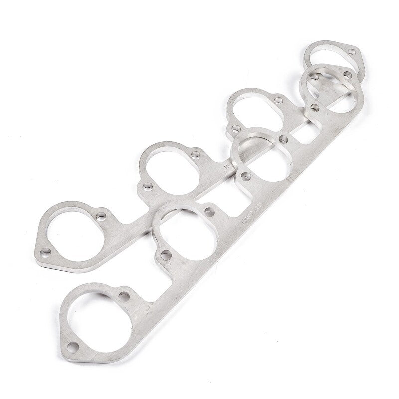 Stainless Works Big Block Ford Flat Tall Oval Port Header 304SS Exhaust Flanges 2-1/4in Primaries - HFBBF1225