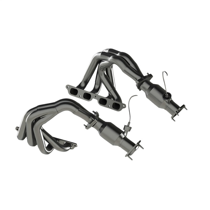 Kooks 22+ Chevrolet C8 Corvette Z06 LT6 1-7/8in. x 2in. SS Tri-Y Headers w/ GREEN Cats - 2181HY30