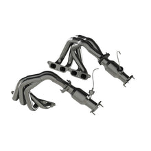 Load image into Gallery viewer, Kooks 22+ Chevrolet C8 Corvette Z06 LT6 SS Tri-Y Headers w/ GREEN Cats w/ Heat Blankets - 2181HY30B