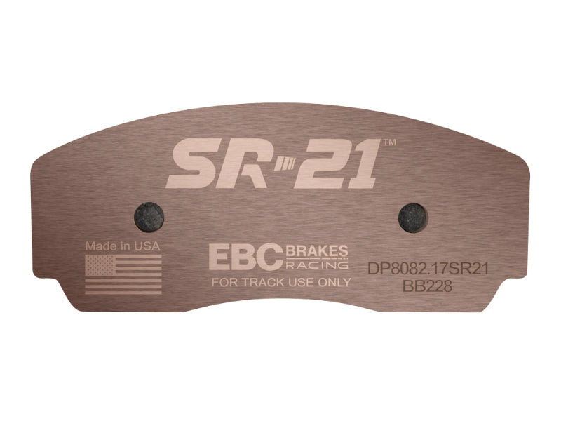 EBC Racing 01-02 AC Cobra 3.5TT SR-21 Sintered Race Front/Rear Brake Pads - DP8002.17SR21