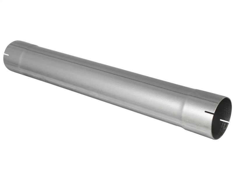aFe MACHForce XP Exhausts Muffler Delete Aluminized 4 ID In/Out 8 Dia - 49-91003