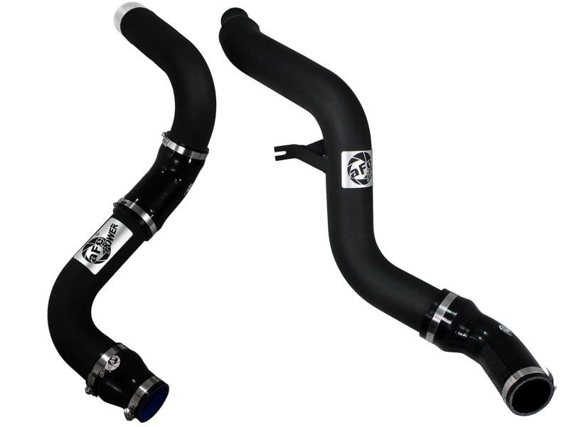 aFe Bladerunner 3in Black Intercooler Hot and Cold Side Tubes 14-15 Dodge Ram 1500 EcoDiesel V6 3.0L - 46-20174-B