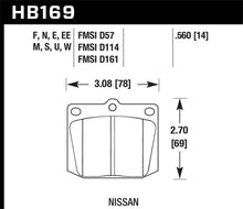Load image into Gallery viewer, Hawk 1987 Mitsubishi Precis Front ER-1 Brake Pads - HB169D.560