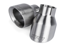 Load image into Gallery viewer, APR Double-Walled 4in Slash-Cut Tips - Brushed - Set of 2 - TPK0002