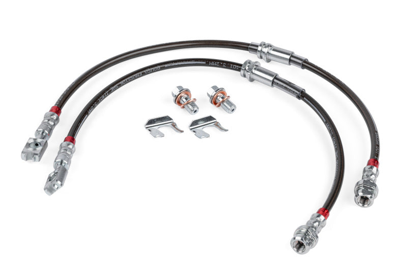 APR 05-22 Audi A3/05-22 Volkswagen GTI/Jetta/Passat Braided Stainless Steel Brake Line Set - Front - BRK00047