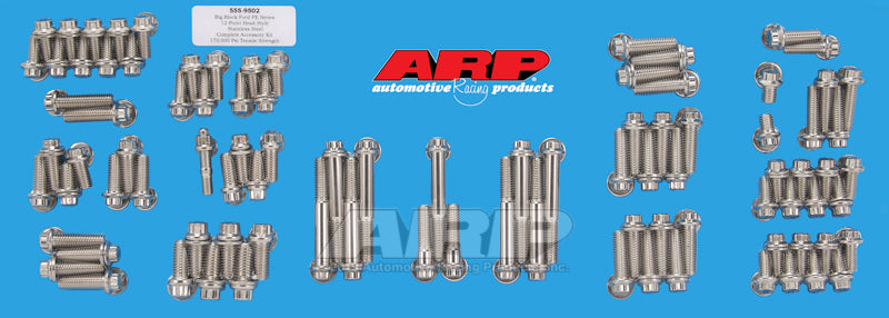 ARP BB Ford FE Series 12pt SS Accessory Kit - 555-9502