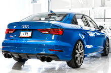 Load image into Gallery viewer, AWE Tuning Audi 8V S3 Track Edition Exhaust w/Diamond Black Tips 102mm - 3015-43150