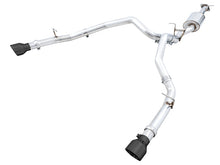 Load image into Gallery viewer, AWE Tuning 19-21 RAM 1500 5.7L (w/Cutouts) 0FG Dual Rear Exit Cat-Back Exhaust - Diamond Black Tips - 3015-33006