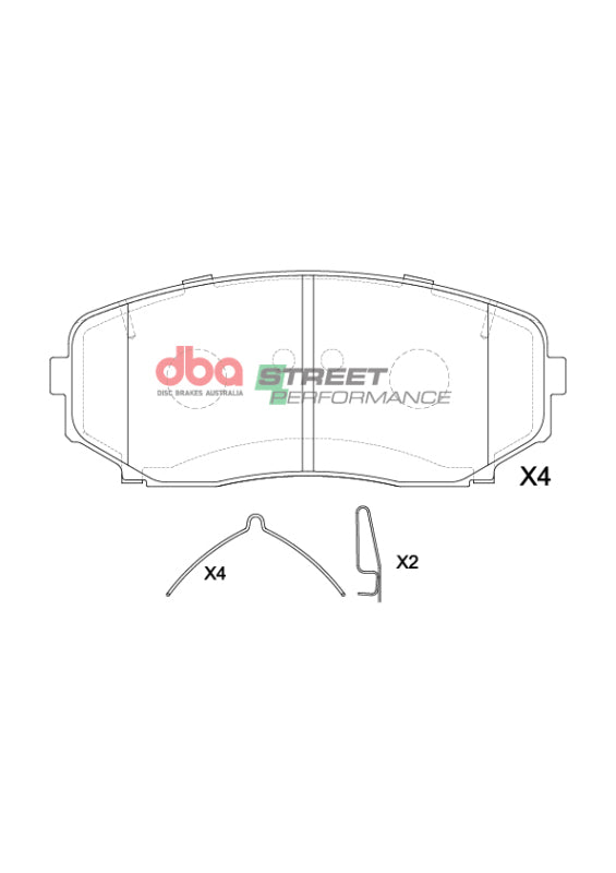 DBA 2018+ Mitsubishi Eclipse Cross SP Performance Front Brake Pads - DB15252SP