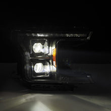 Load image into Gallery viewer, AlphaRex 18-20 Ford F-150 (Req. Conv F150 w/LED) LUXX LED Proj HL Alpha-Blk w/Actv Lt Seq Sig SB DRL - 880251
