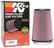 Load image into Gallery viewer, K&amp;N Universal Clamp-On Air Filter 4-1/2in FLG / 5-7/8in B / 4-1/2in T / 8-3/8in H - RU-1008