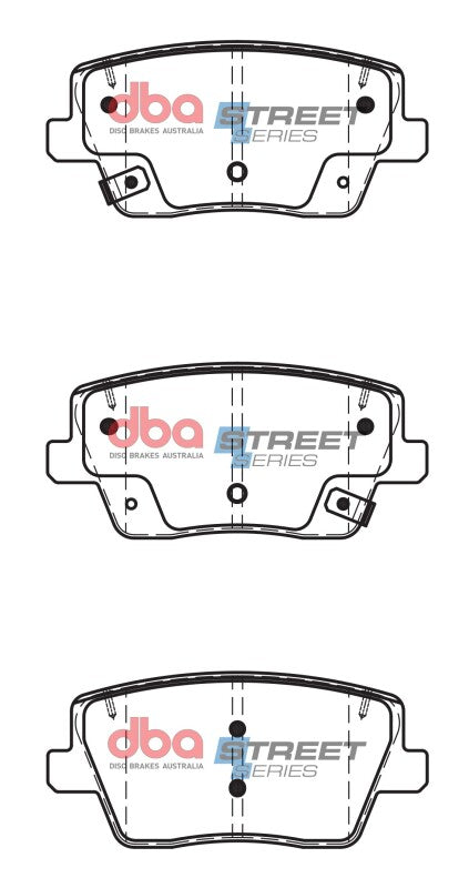 DBA 22-23 Hyundai Veloster (300mm Rear Rotor) Street Series Rear Brake Pads - DB15013SS