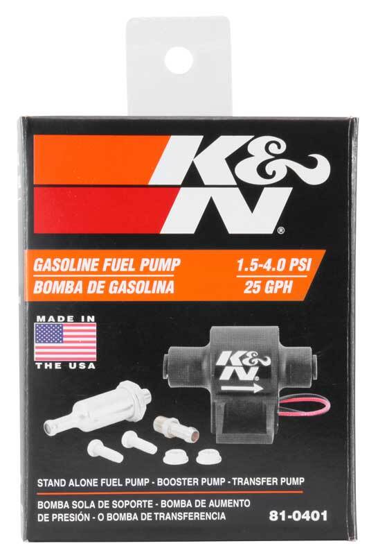 K&N Performance Electric Fuel Pump 1.5-4 PSI - 81-0401