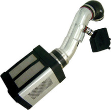 Load image into Gallery viewer, Injen 04-10 QX56 / 04-12 Amada/Titan V8 5.6L w/Power Box Wrinkle Black Power-Flow Air Intake System - PF1950-1WB