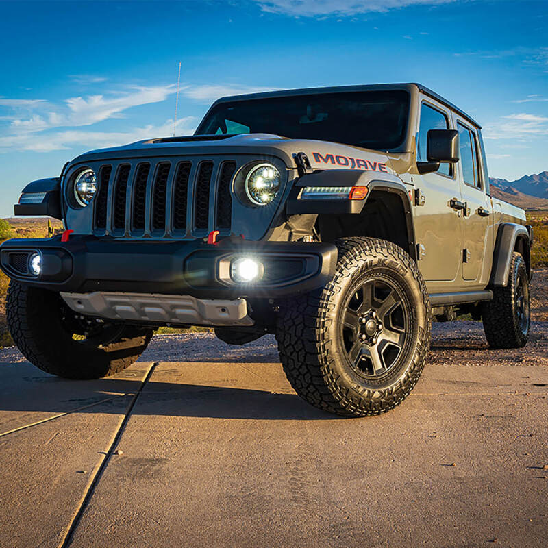 ARB Jeep JL/JT SAE Only Plug N Play Fog Light Kit (Bumper Kit) - White - V3JW2KWSO