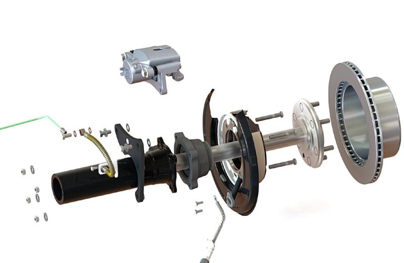 Pedders 05-20 Toyota Tacoma (6 Lug) Rear Brake Conversion Kit - PED-PBCK006