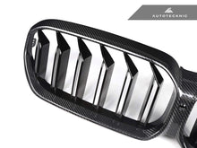 Load image into Gallery viewer, AutoTecknic Dry Carbon Fiber Dual-Slats Front Grilles - BMW G30 5-Series LCI