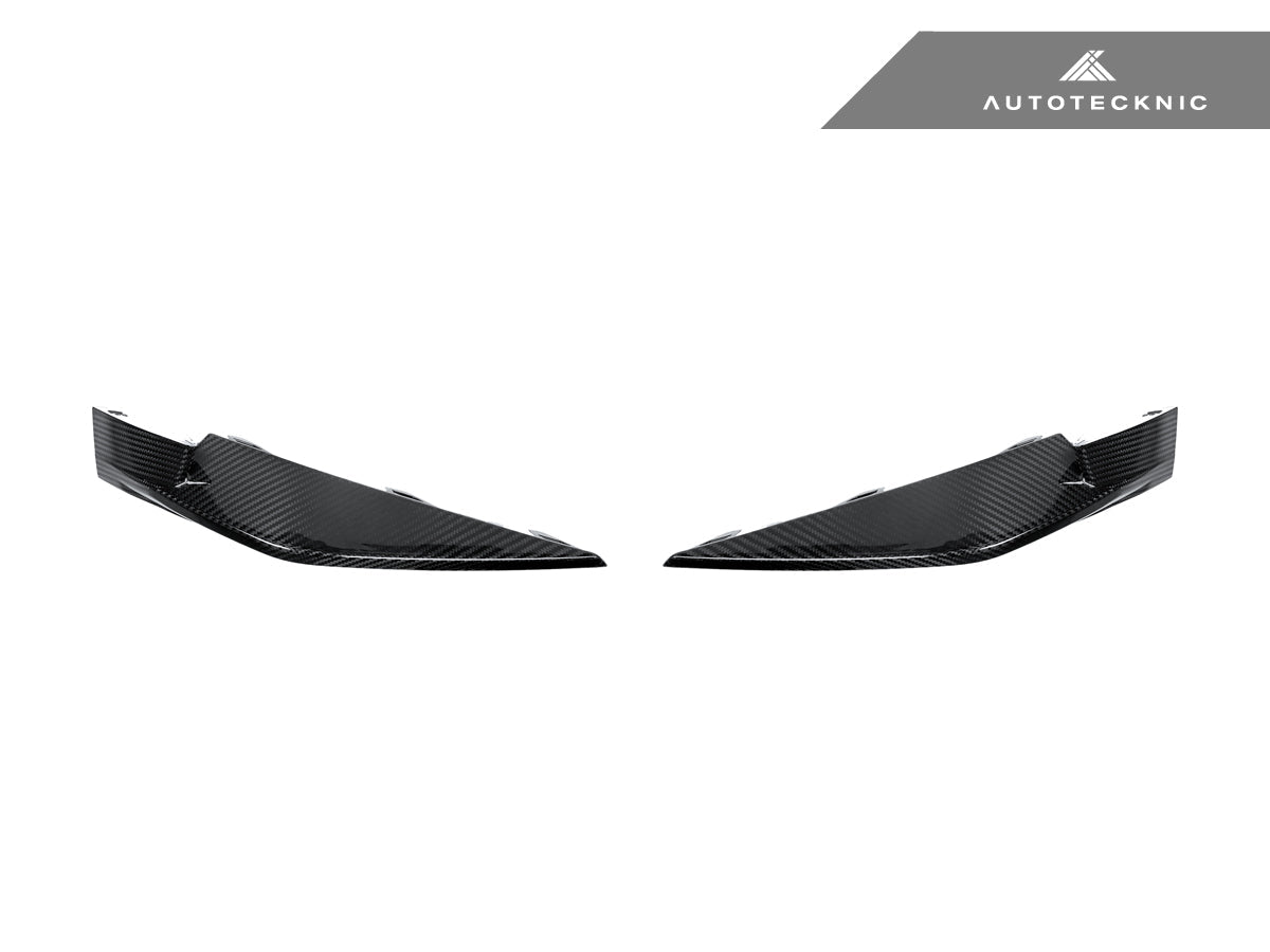 AutoTecknic Dry Carbon Front Aero Splitter Set - BMW G80 M3 | G82/ G83 M4