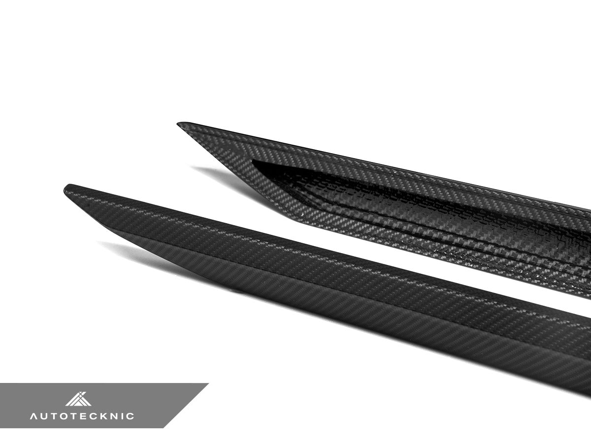 AutoTecknic Dry Carbon Fiber Side Skirt Extension Set - BMW G90/ G99 M5