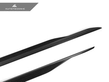 Load image into Gallery viewer, AutoTecknic Dry Carbon Fiber Side Skirt Extension Set - BMW G60 5-Series