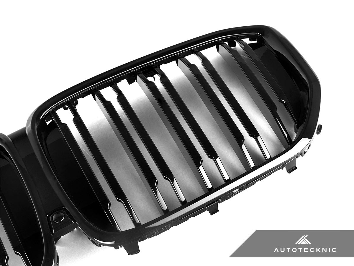 AutoTecknic Gloss Black Front Grille - BMW G05 X5 LCI