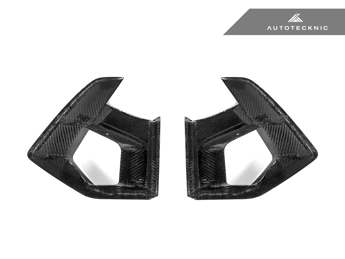 AutoTecknic Dry Carbon Front Bumper Air Vent Set - BMW F97 X3M LCI | F98 X4M LCI