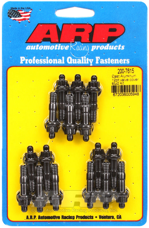 ARP Cast Aluminum 12pt Valve Cover Stud Kit - 200-7615